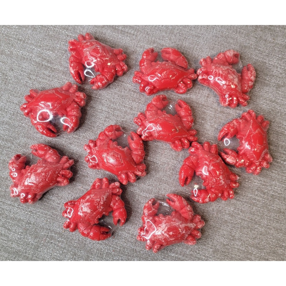 Cape Shore Lot of 11 Small‎ Red Crab Individually Wrapped Soap - NEW OLD STOCK